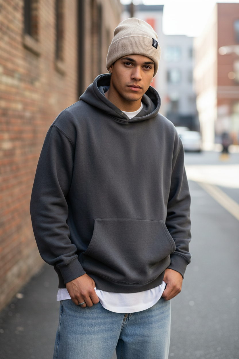 Merritt Solid Color Cotton Beanie