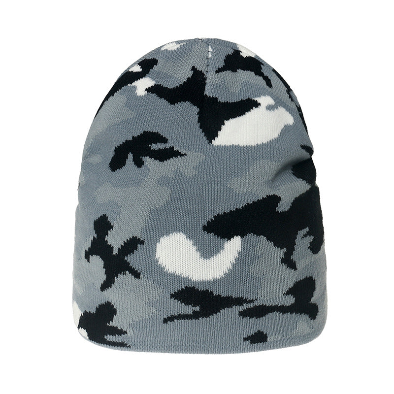 Dober Camouflage Jacquard Acrylic Beanie for Men