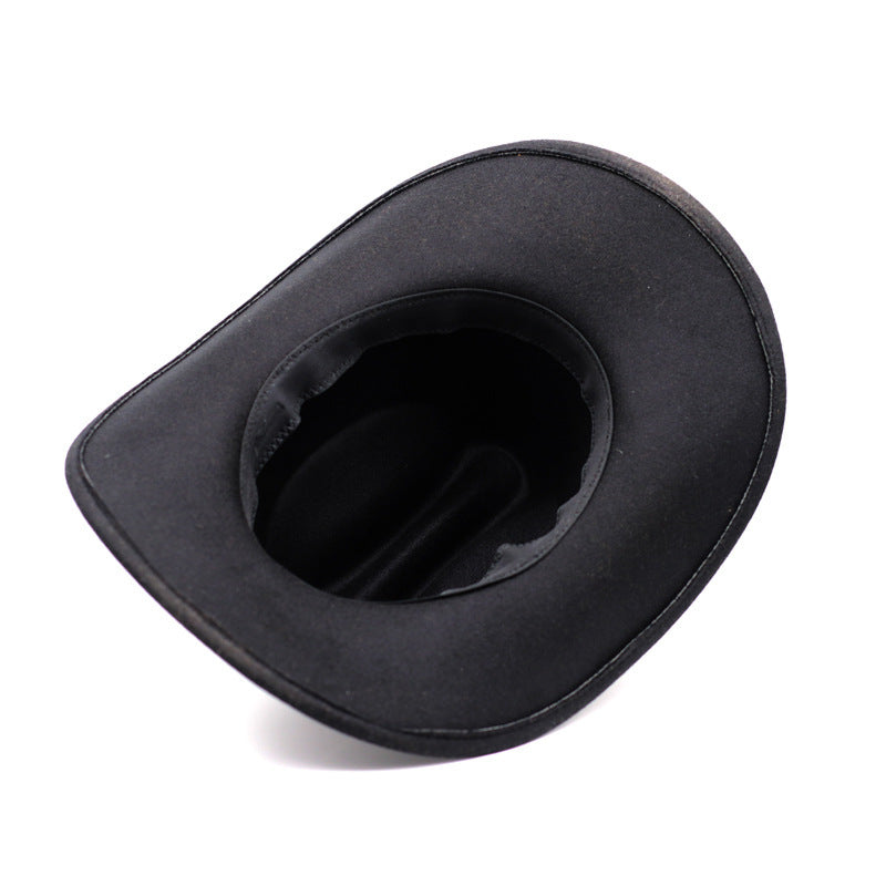 Men's And Women's Cool Punk Style Big Brim Hat