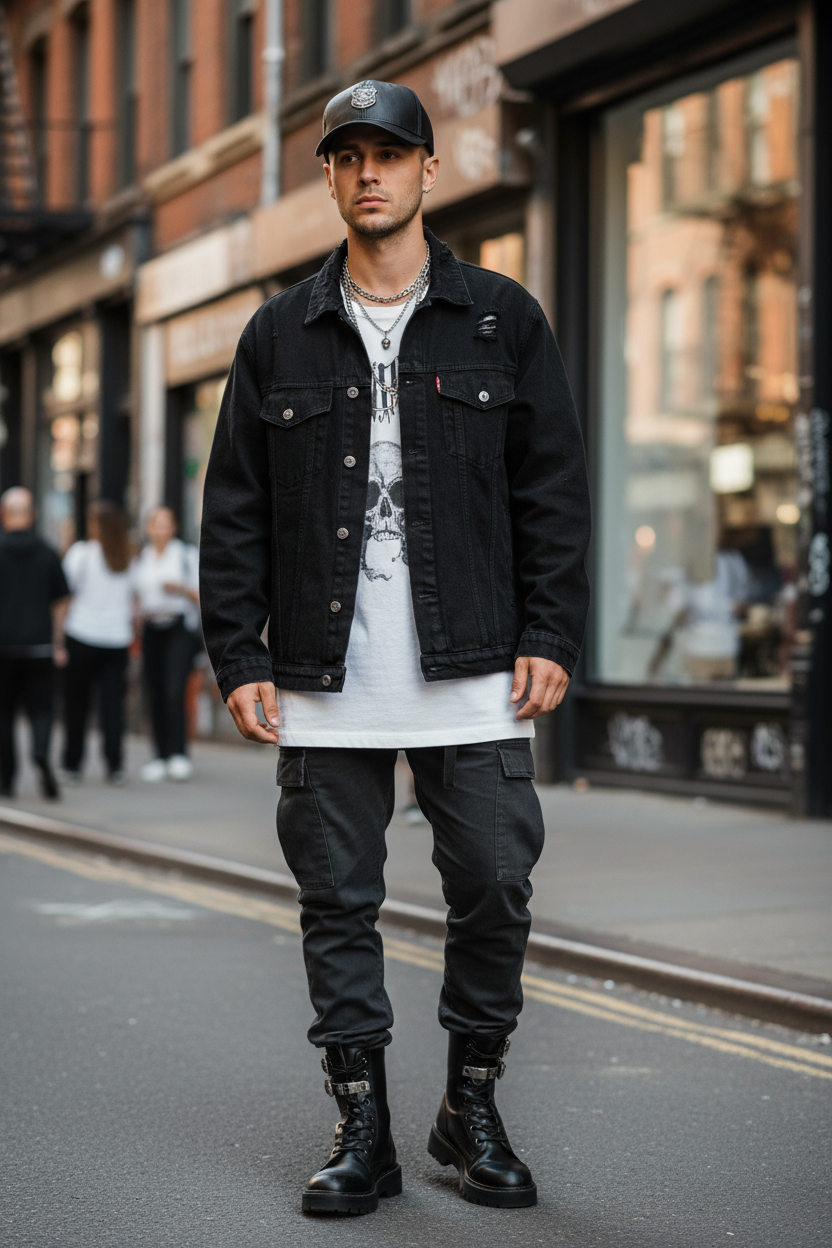 Britton Genuine Sheepskin Leather Baseball Cap