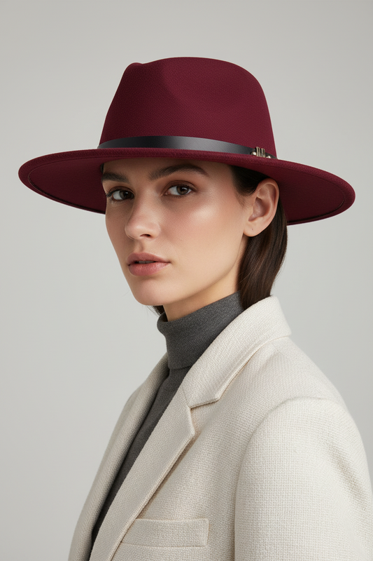 Jones Jazz Fedora Hat – Unisex Polyester