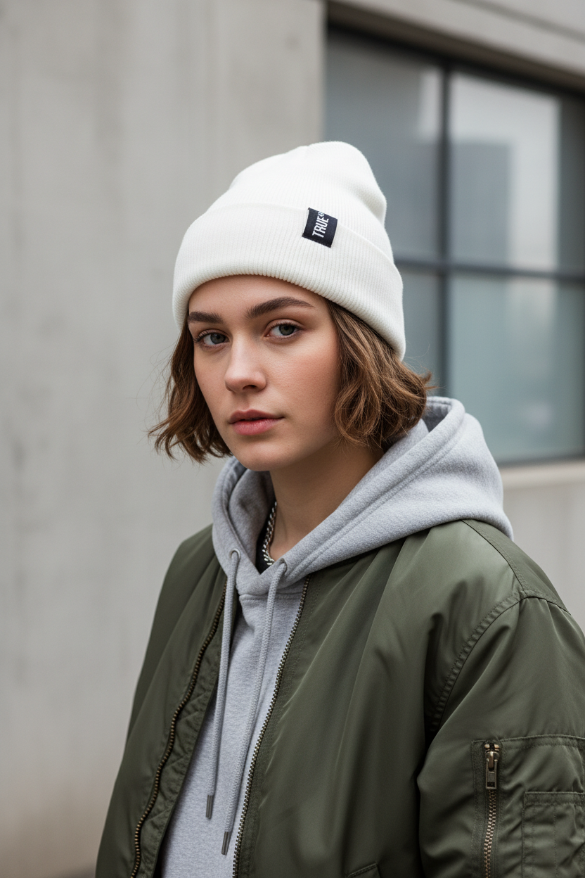Merritt Solid Color Cotton Beanie