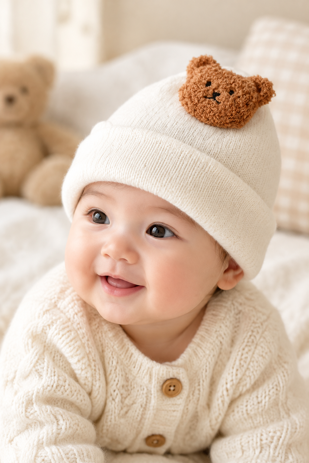 Baby Simple Children Warm Knitted Hat