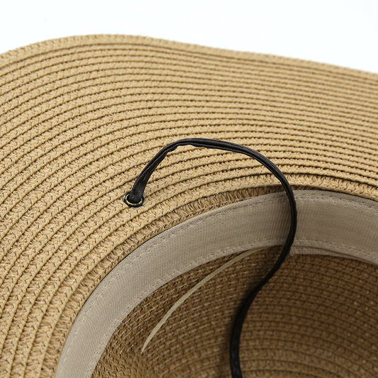 The CapSpot - Windproof Rope Flat Big Brim Hat