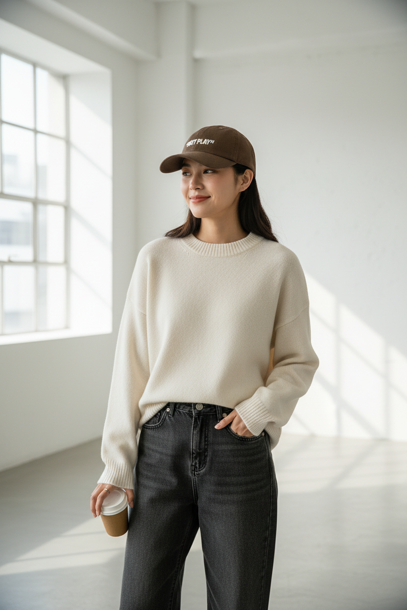 Just Play Cotton Letter Baseball Cap | Adjustable Hat