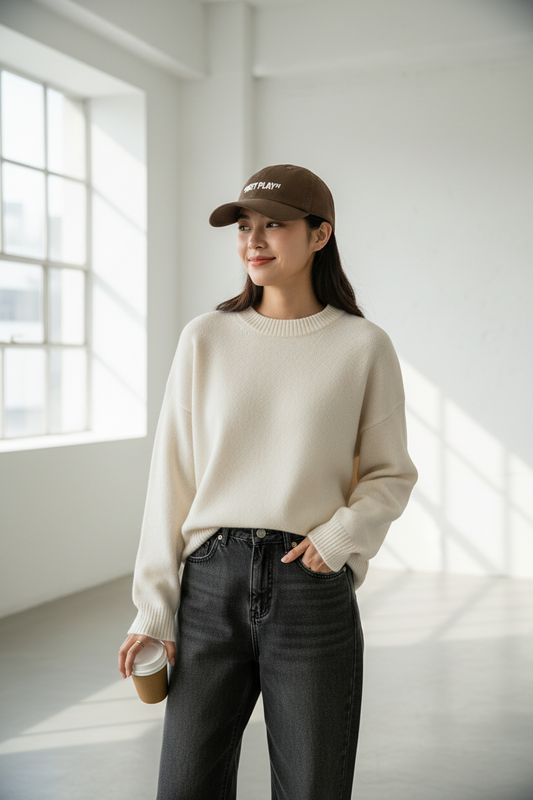 Just Play Cotton Letter Baseball Cap | Adjustable Hat