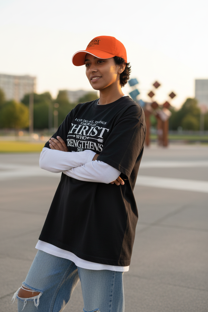 Christian Baseball Cap – Breathable Cotton-Polyester