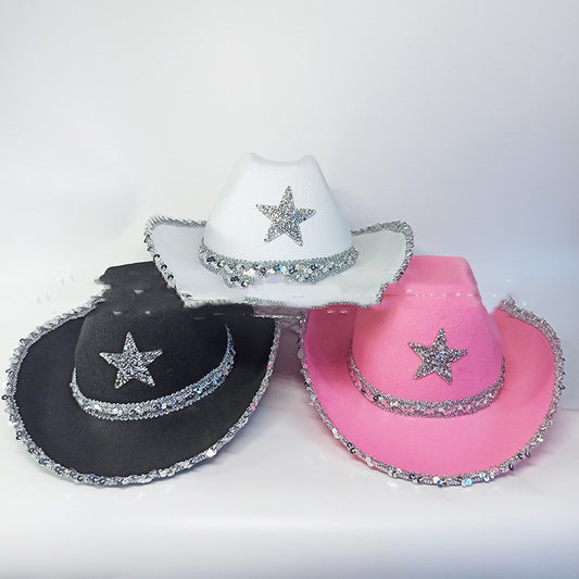 TheCapSpot - Sequined Cowboy Hat
