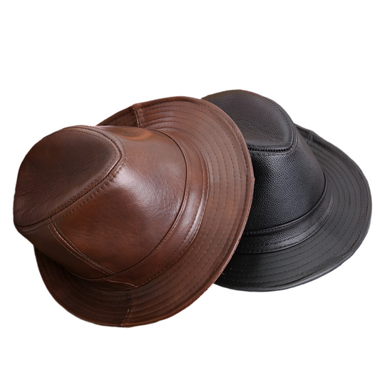 TheCapSpot - Cartwright Leather Top Hat