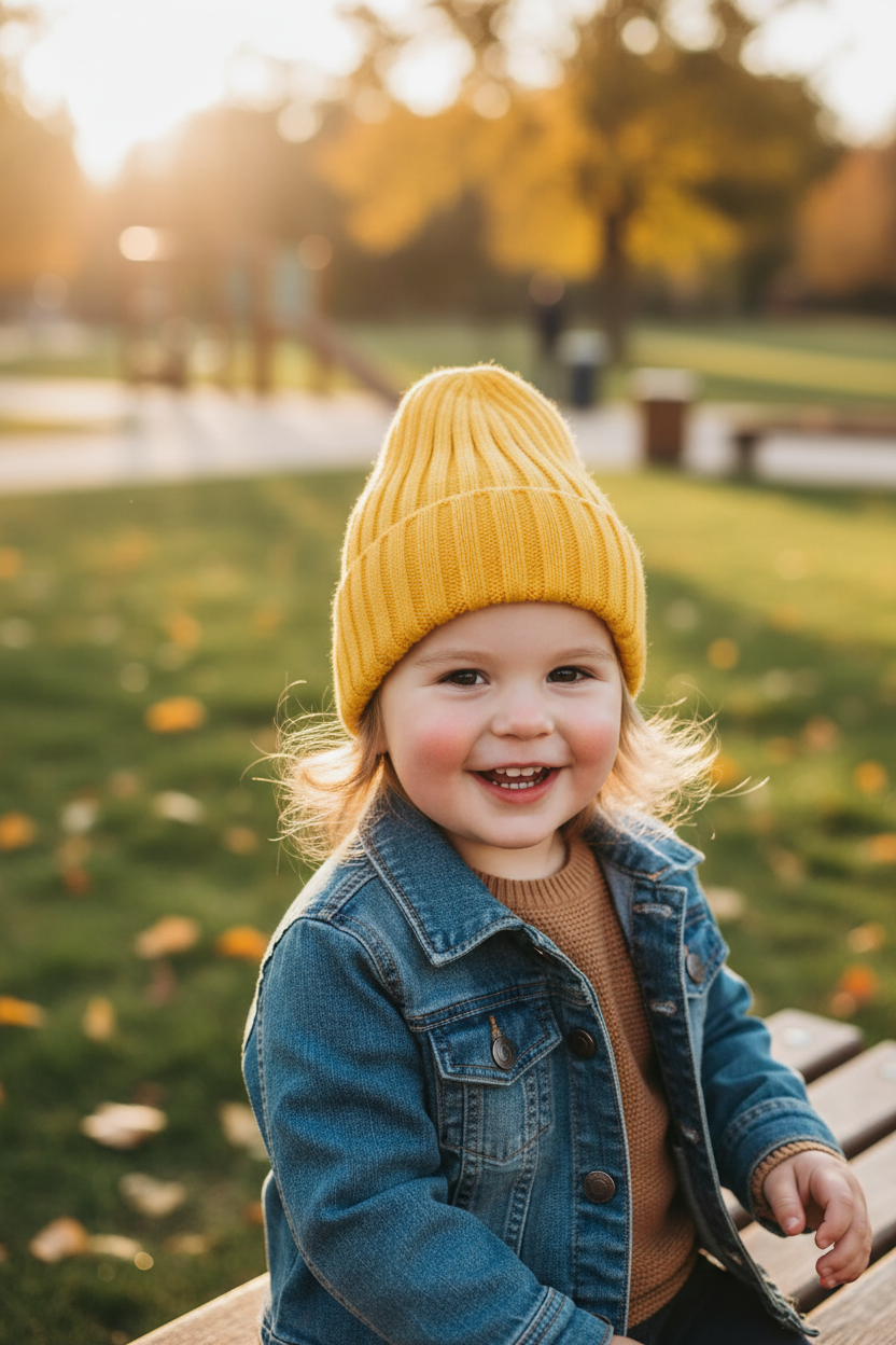 Latimore Kids Jacquard Wool Knit Hat, High Crown