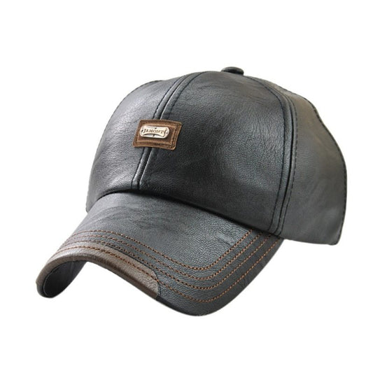 TheCapSpot - Modern Leather Baseball Cap