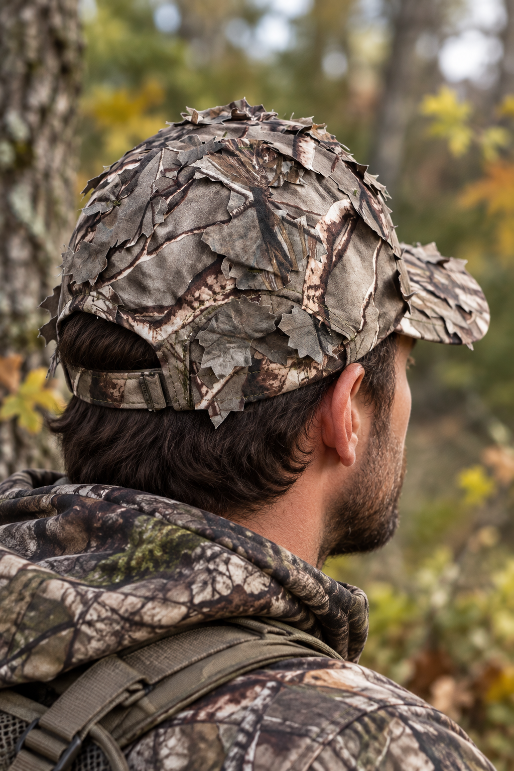 Bionic Leaves Camouflage Cotton Baseball Cap