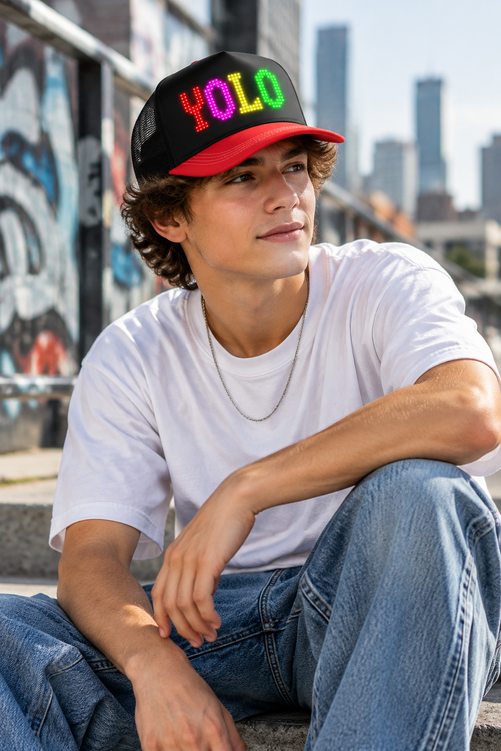 Glowing LED Baseball Cap for Men and Women