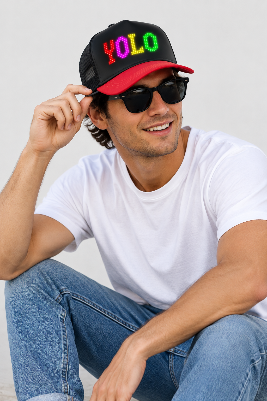 Glowing LED Baseball Cap for Men and Women