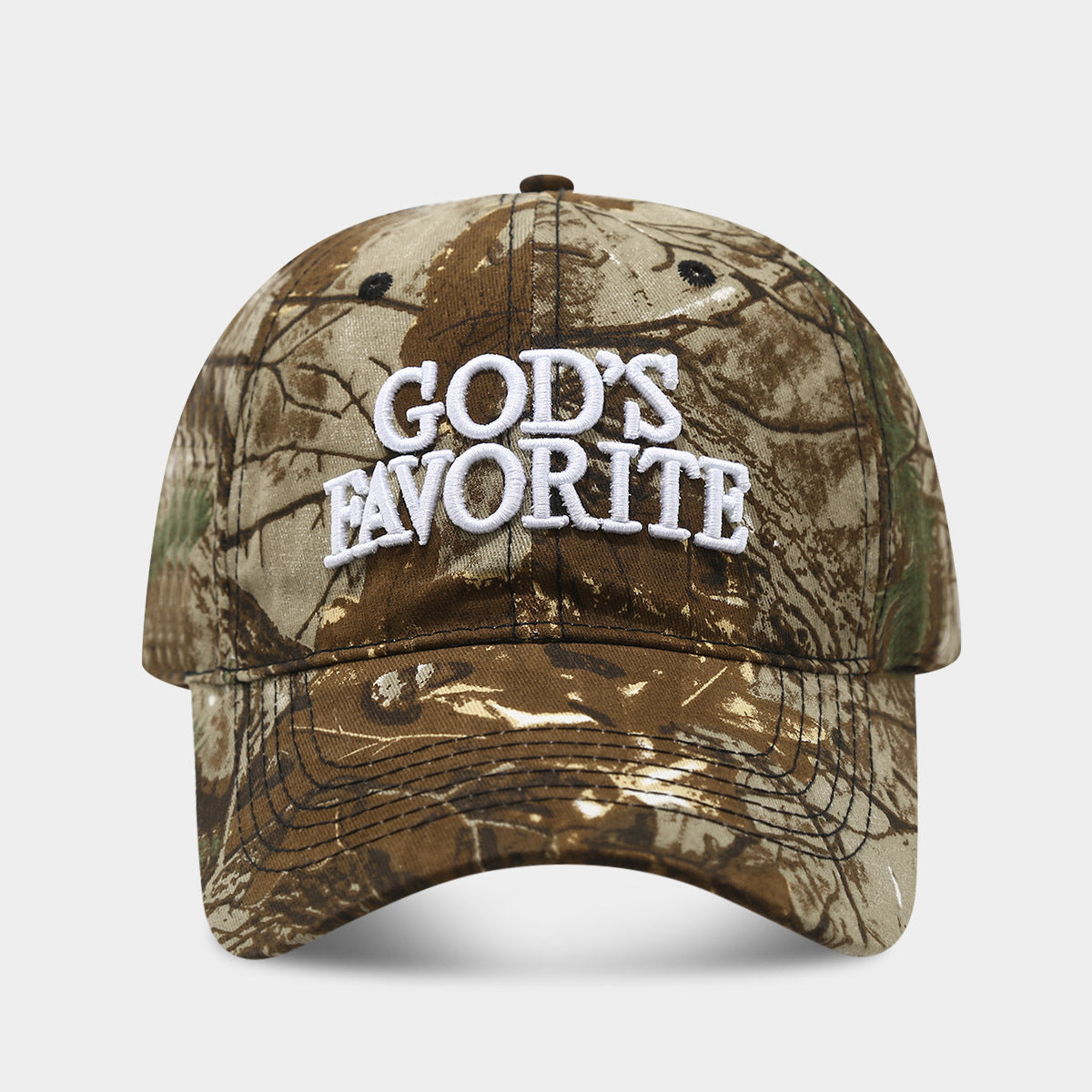 TheCapSpot - Distressed Camouflage Cap