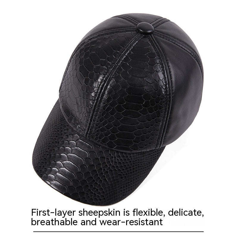 TheCapSpot - Leather Textured Cap