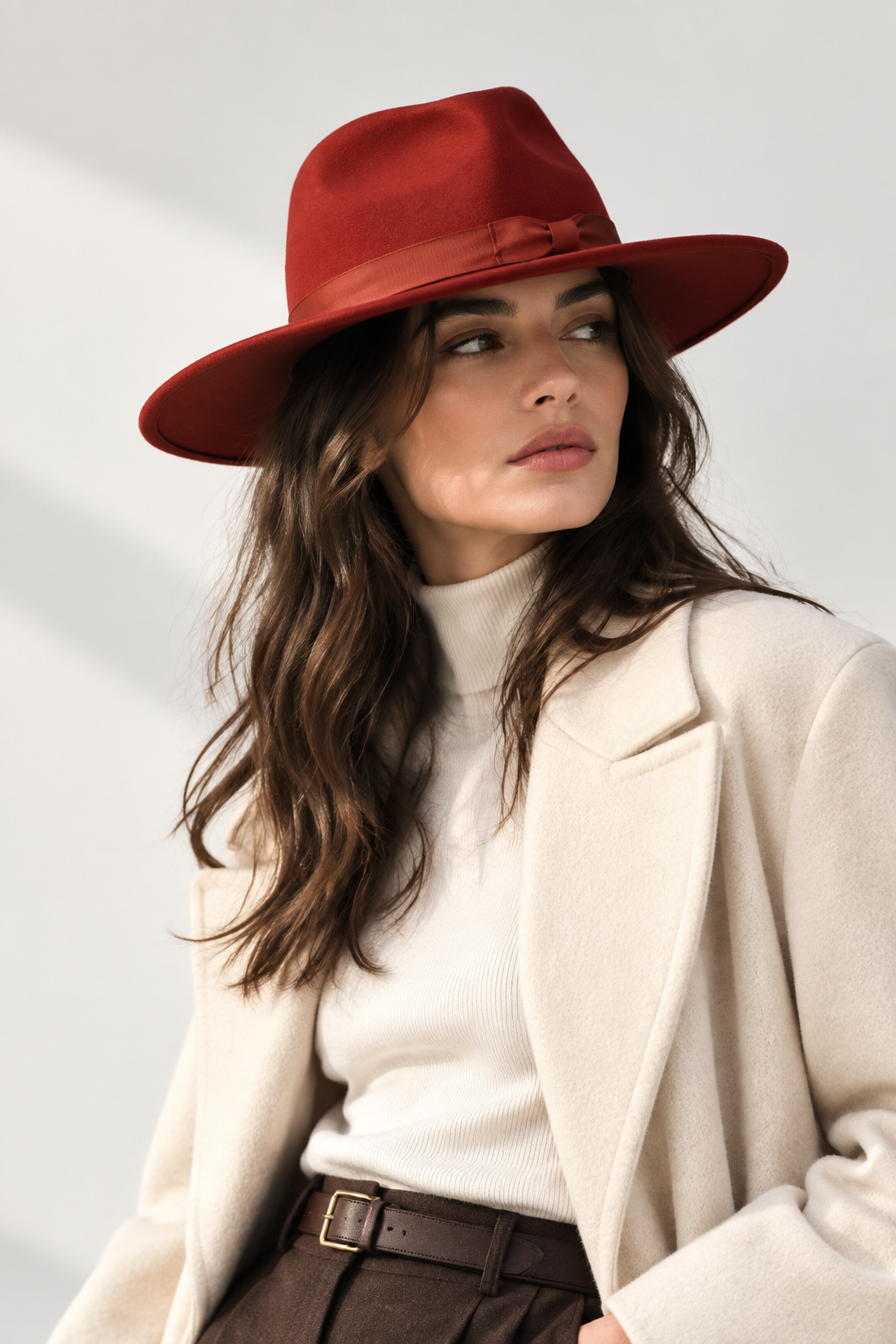 Bryant Unisex Wool Fedora Hat, Medium 56–58 cm