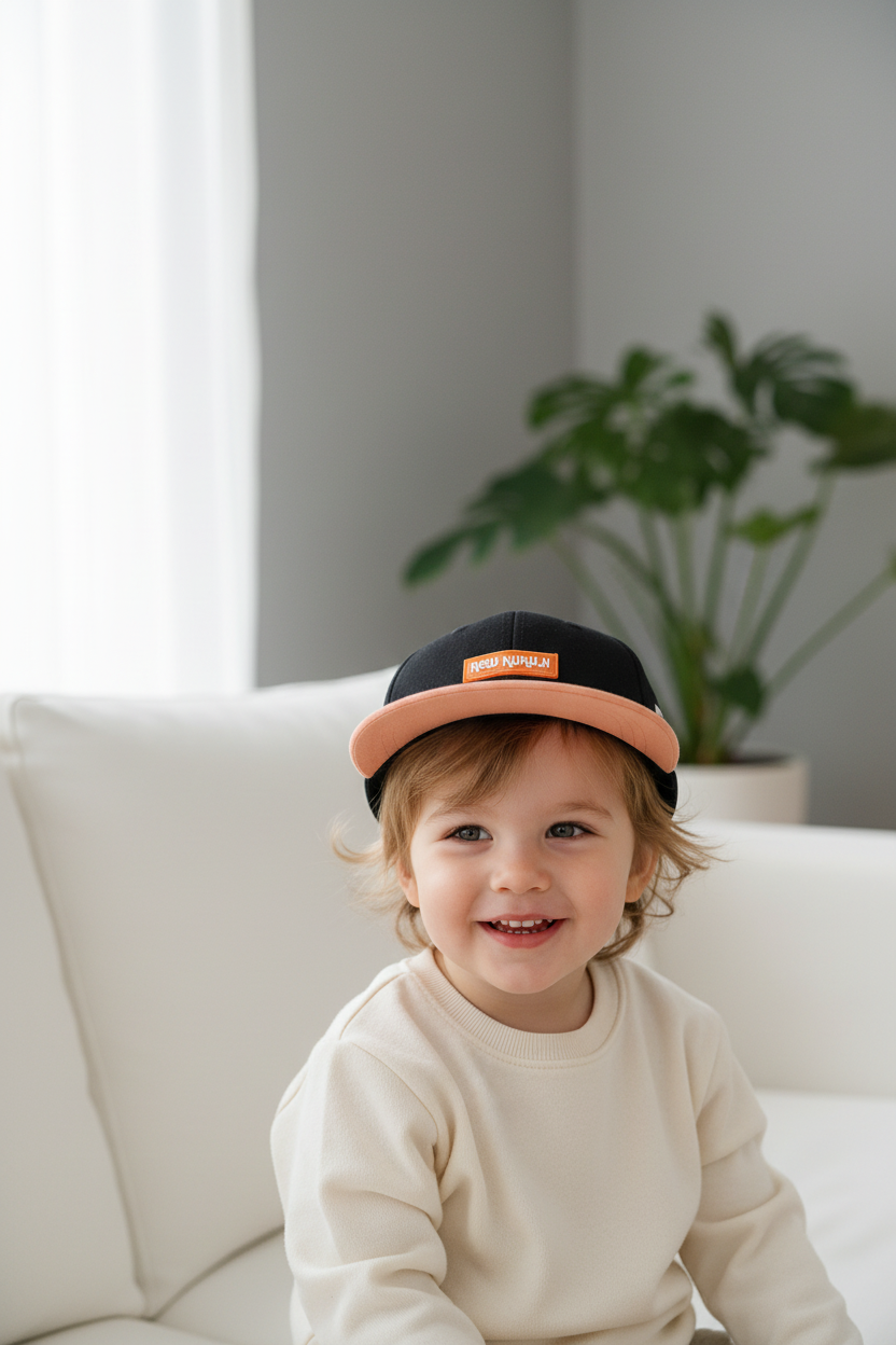 Alvin Kids' Letter-Embroidered Cotton Baseball Cap | Sun Hat