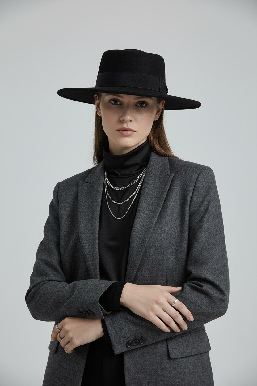 Boulder Fedora Hat with Band – Cotton, Curved Brim