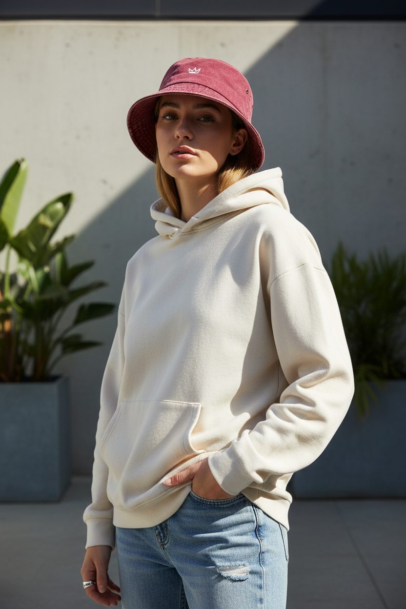 Crown Bucket Hat – Flat Top Sun Protection