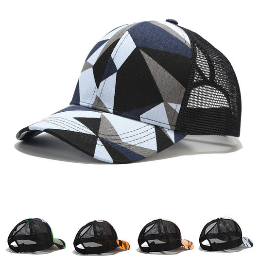Horsetail Painted Cap Korean Style Sun Hat Female Trend