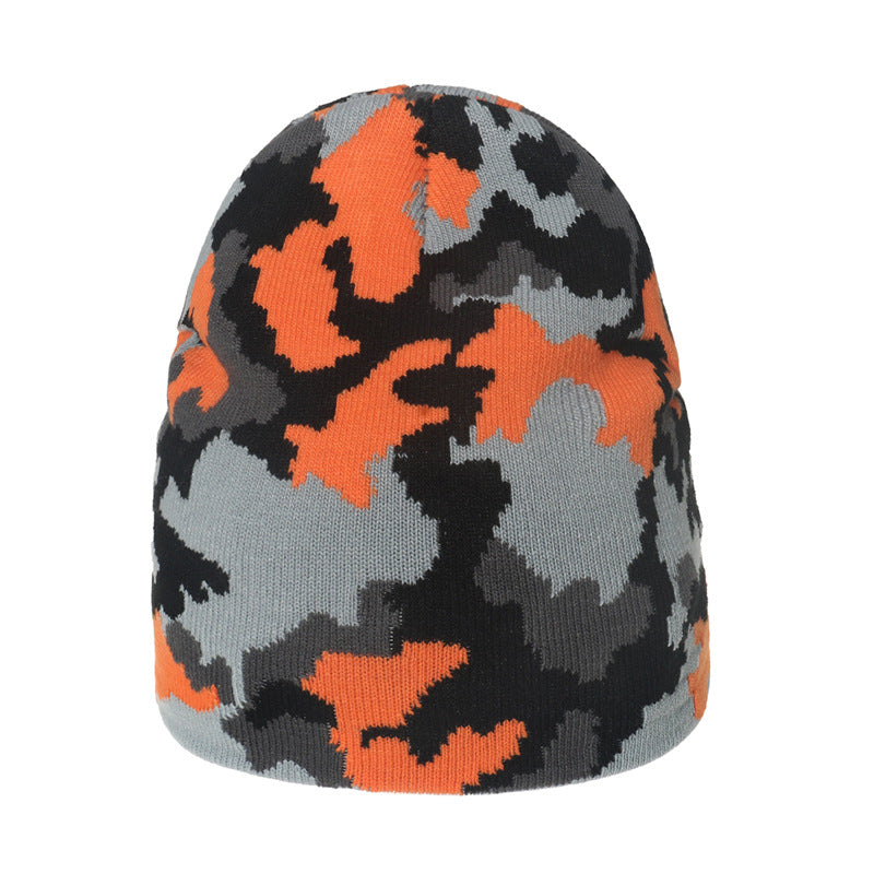 Dober Camouflage Jacquard Acrylic Beanie for Men