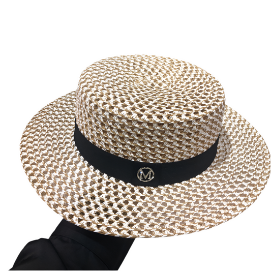 TheCapSpot - Letter M Straw Hat