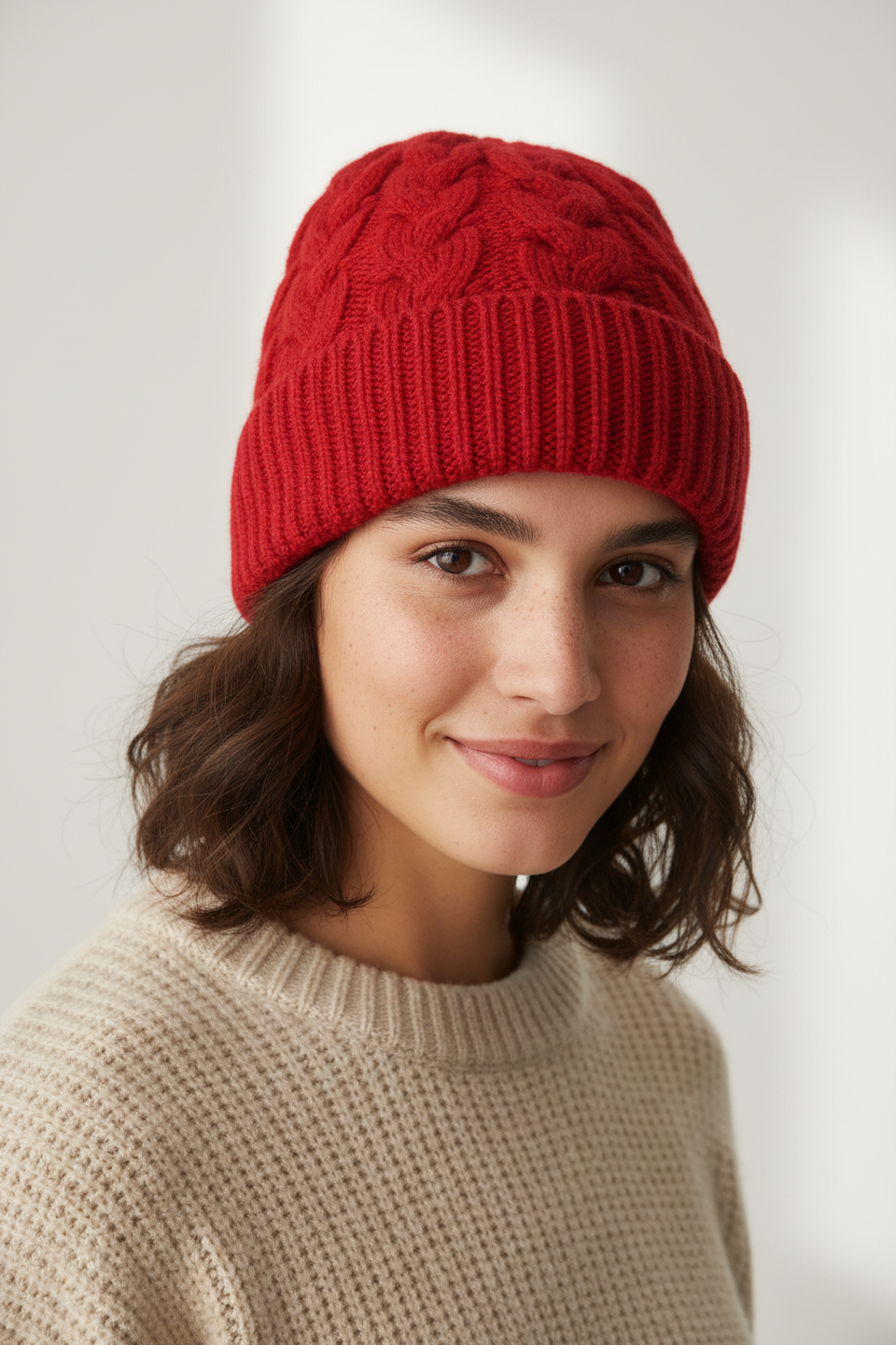 Arctic Wool Stocking Cap – Unisex Winter Hat