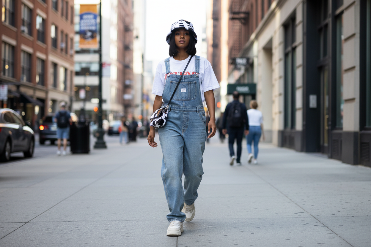 Cow print sock on a light gray background
