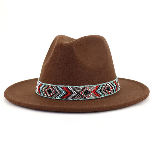 TheCapSpot - Blue Bead Jazz Hat