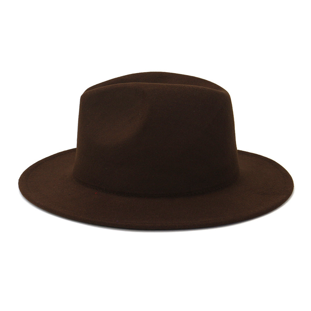 TheCapSpot - Flat Brim Fedora Hat