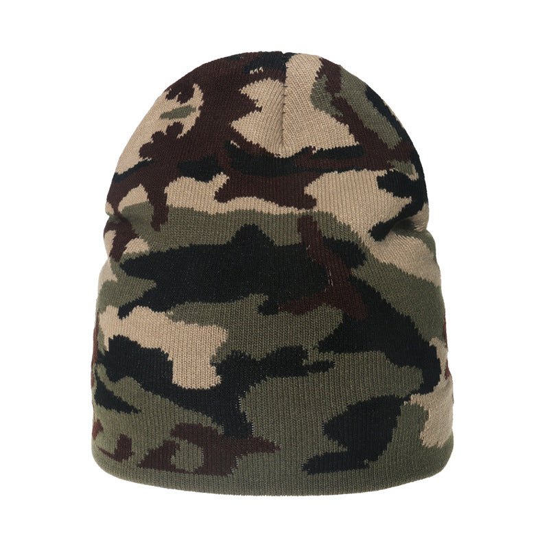 Dober Camouflage Jacquard Acrylic Beanie for Men
