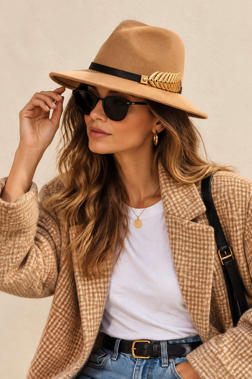Clivingston Wool Fedora Hat with Band