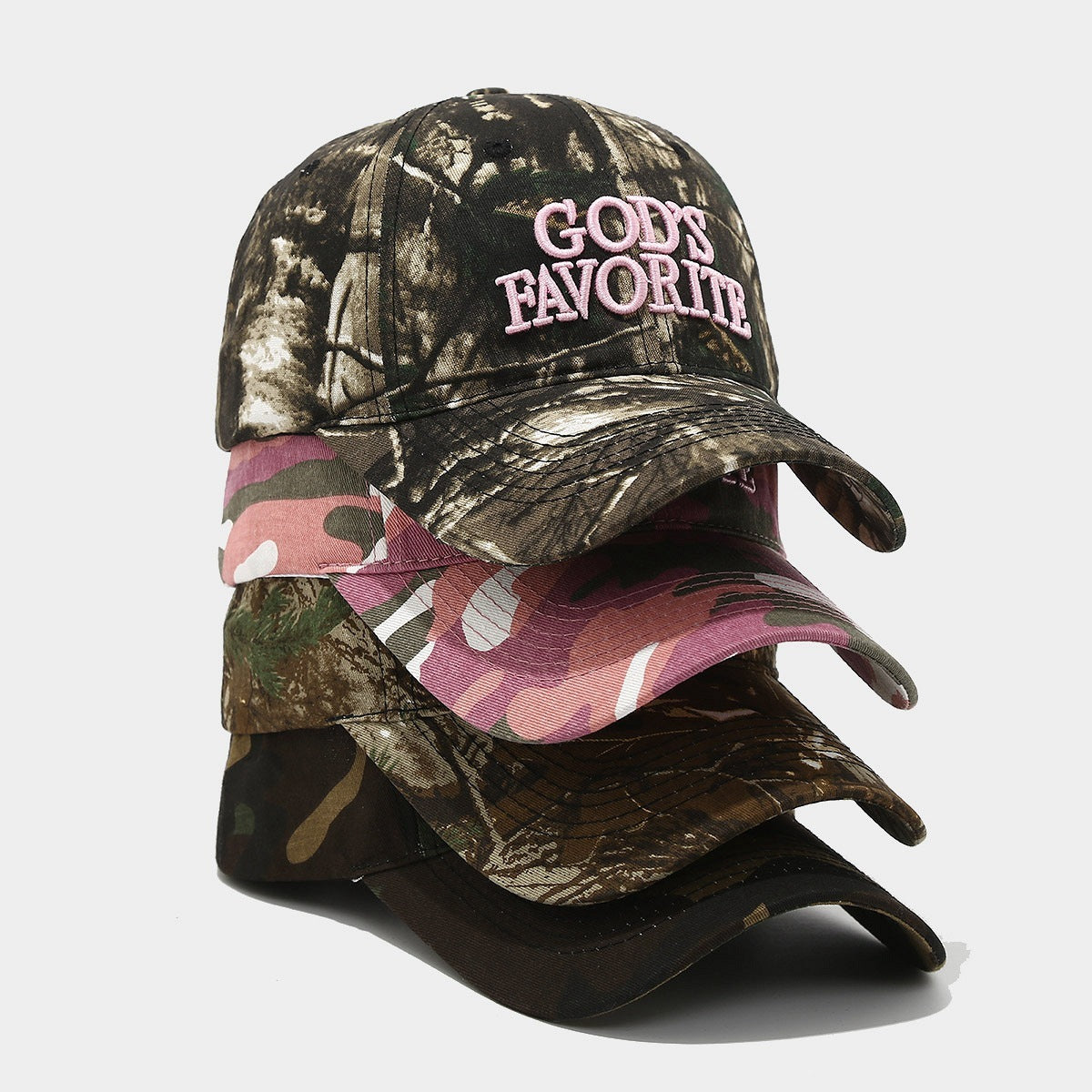 TheCapSpot - Distressed Camouflage Cap