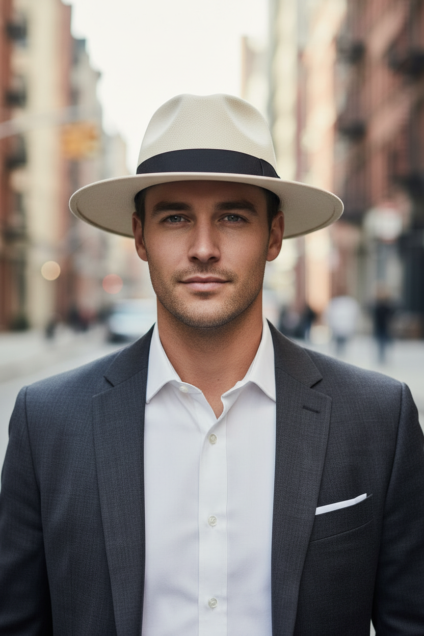 TheCapspot - Wagoner Fedora Flat Brim