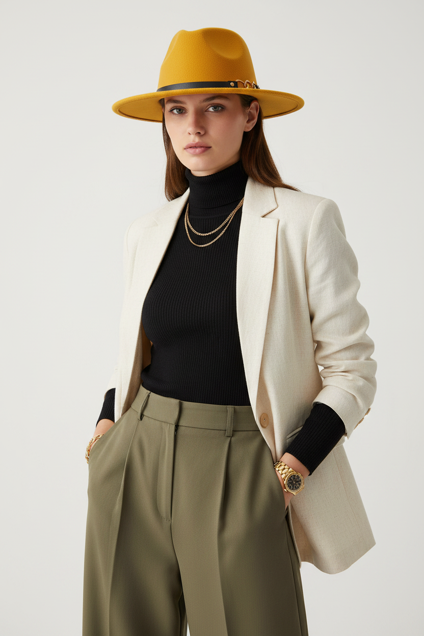 Bailey Women's Woolen Top Hat Belt Accessories