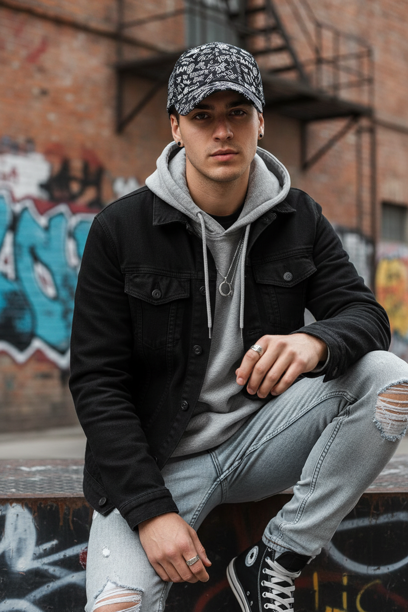 Silva Embroidered Graphic Baseball Cap