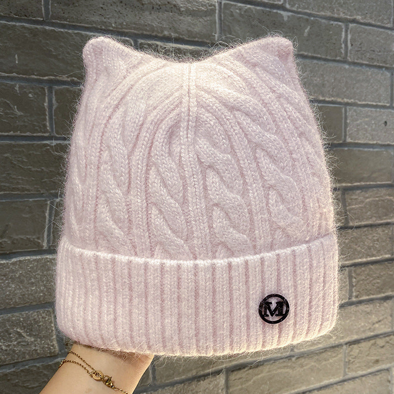 TheCapSpot - Cat-Ear Wool Stocking Cap
