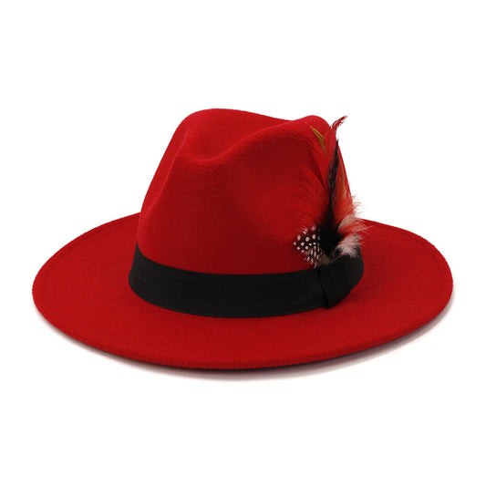 TheCapSpot- Premium Feather Top Hat