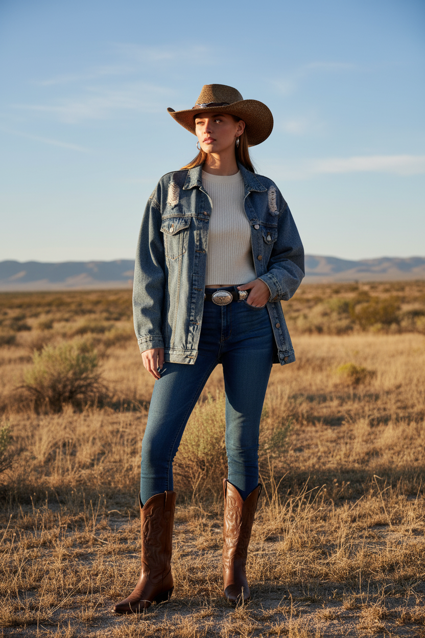 Anderson Brown Straw Cowboy Hat, Medium (56–58 cm)