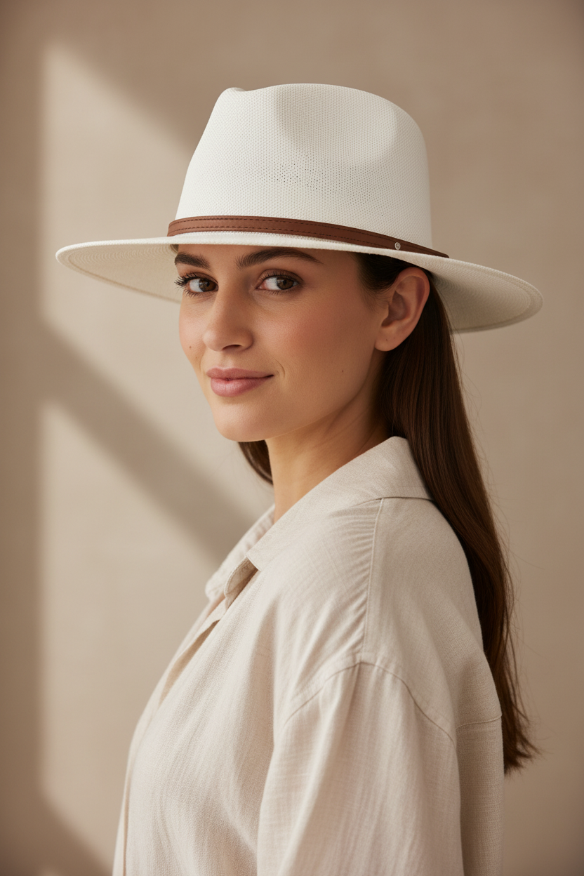 Kenneth Stephens Unisex Summer Fedora Hat with UV Protection