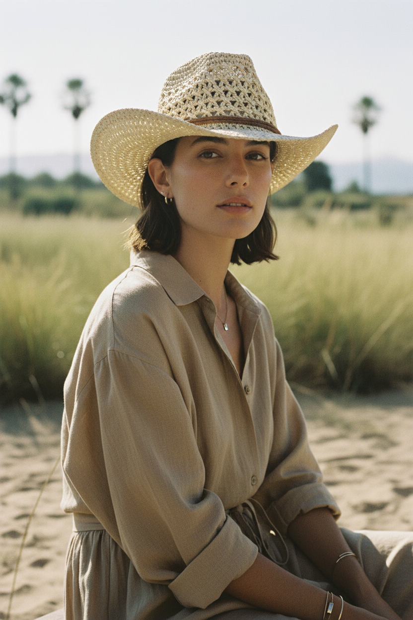 Levert Western Straw Cowboy Hat