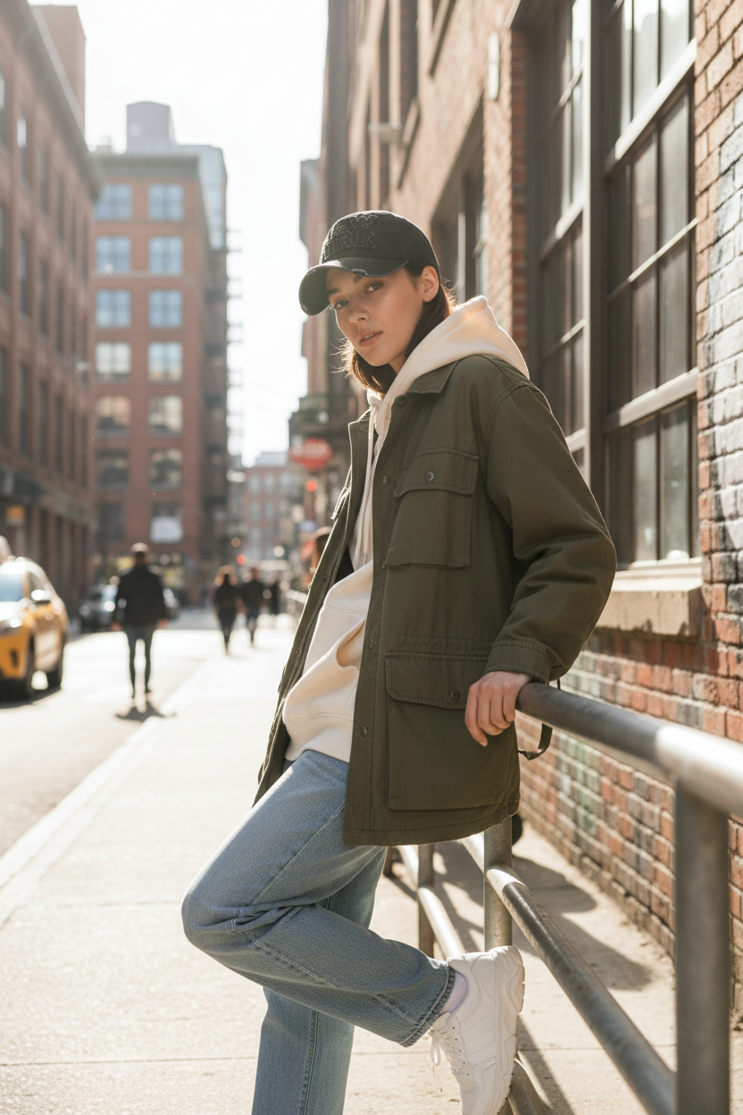 New York Embroidered Cotton Baseball Cap | Adjustable Hat