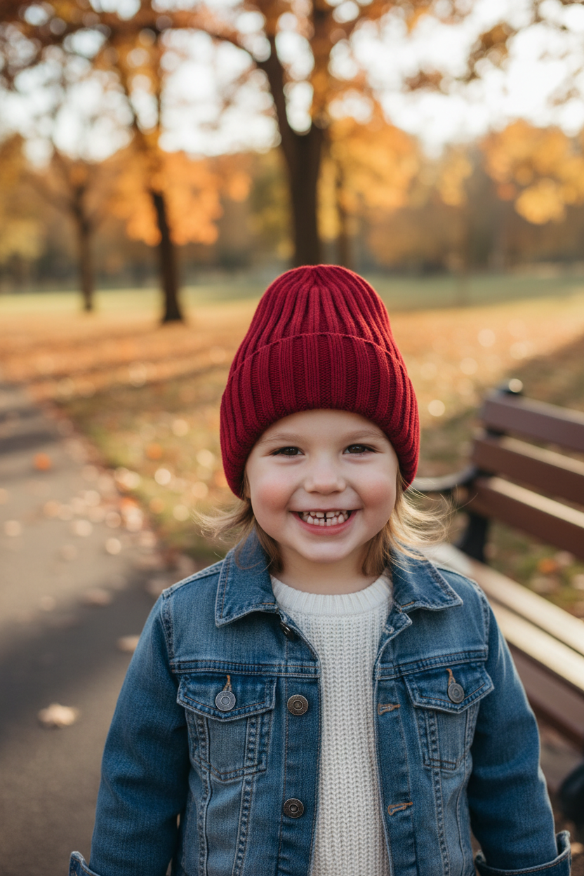 Latimore Kids Jacquard Wool Knit Hat, High Crown