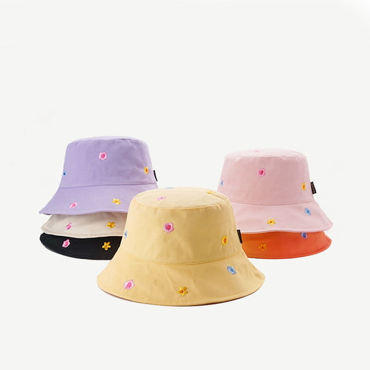 TheCapspot - Flower Embroidered Bucket Hat