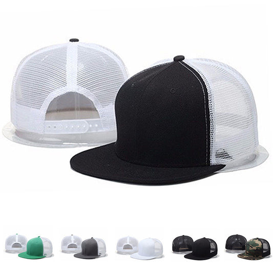 TheCapSpot - Adjustable Pure Color Casual Flat-brimmed Cap Hat