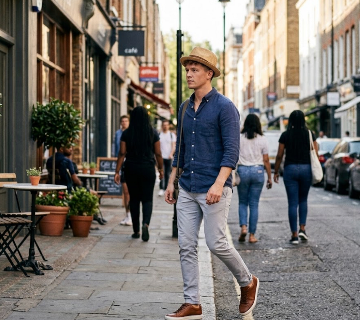 Klein Straw Pork Pie Hat – Leather Band, Structured Crown, Unisex, 6 Colors