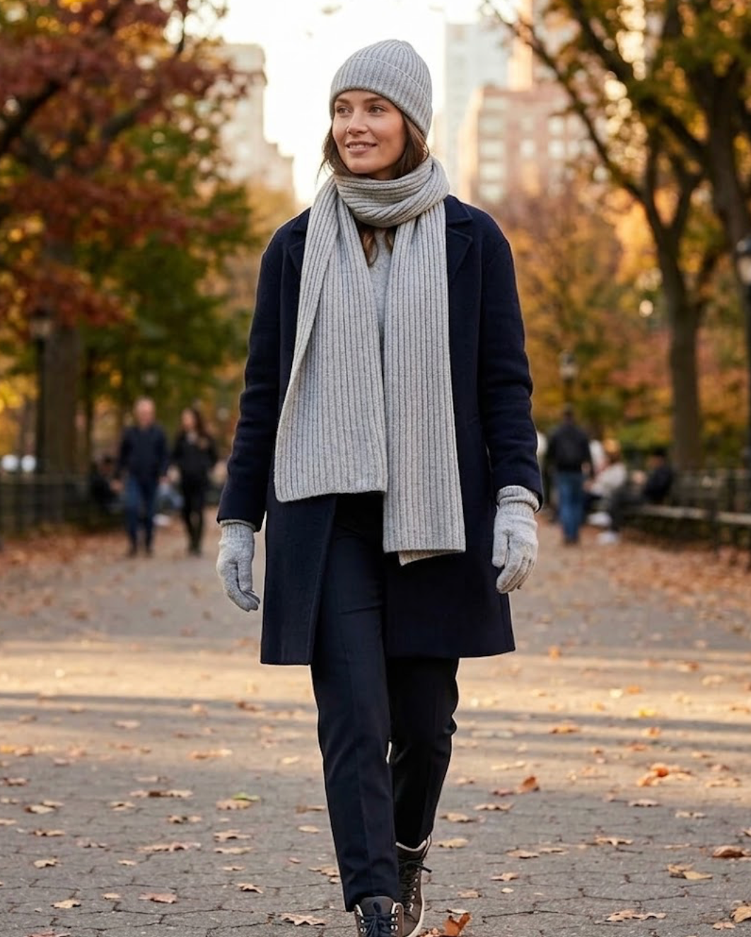 Bradley Wool Scarf, Hat & Gloves Three-Piece Set for Women