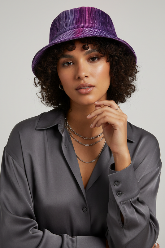 Luminous Optical Fiber Bucket Hat