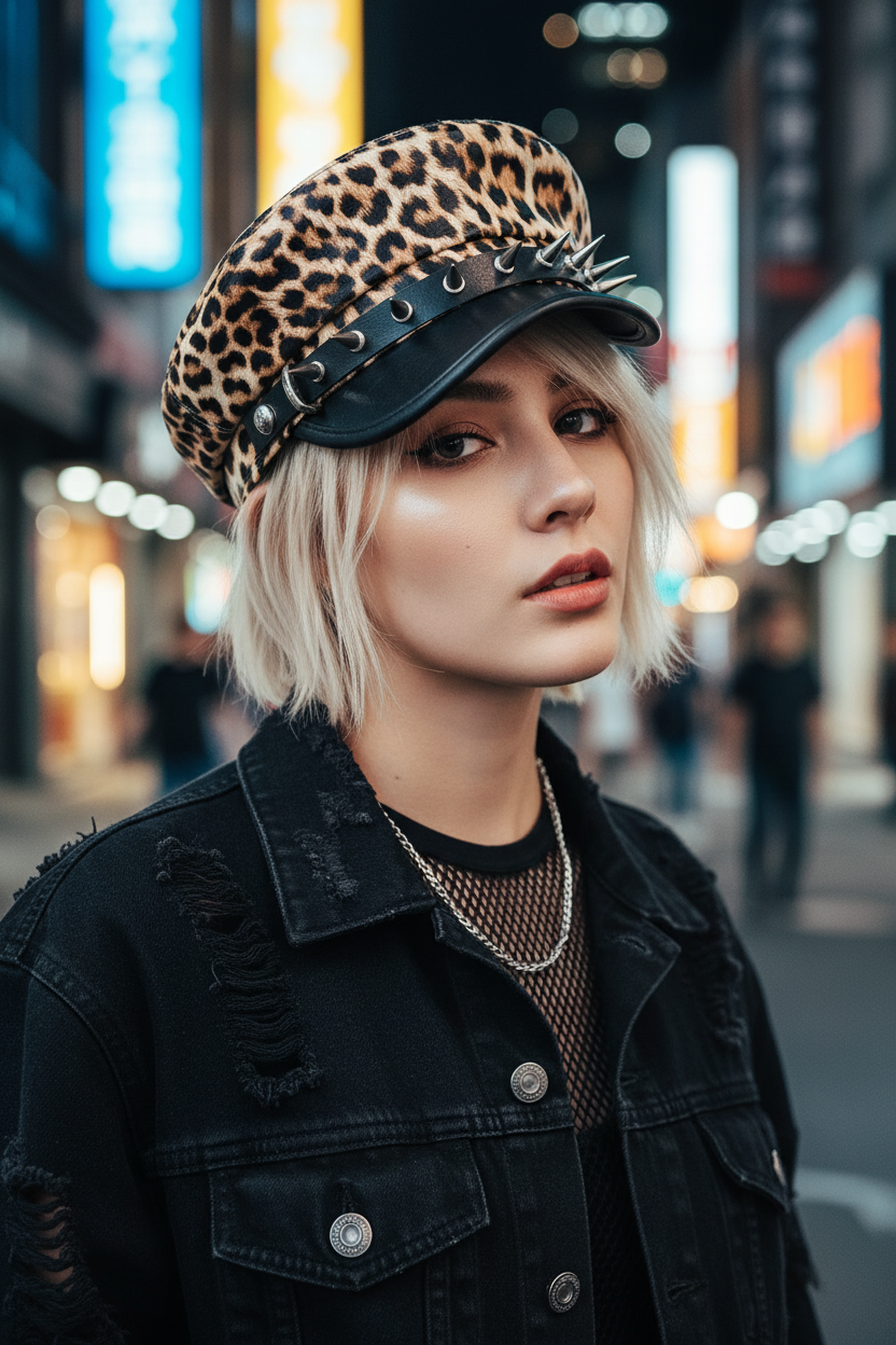 TheCapSpot - Carson Leopard Print Hat